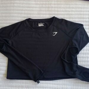 Gymshark Black Workout Crop Top